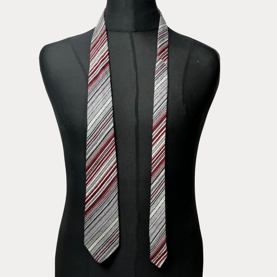 Ariston striped necktie