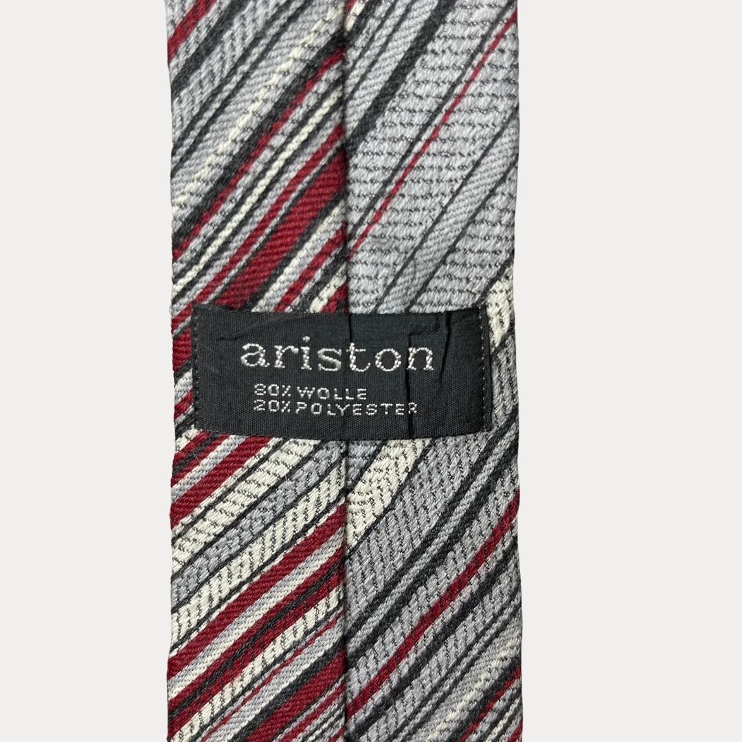 Ariston striped necktie