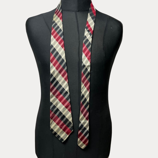 Striped necktie