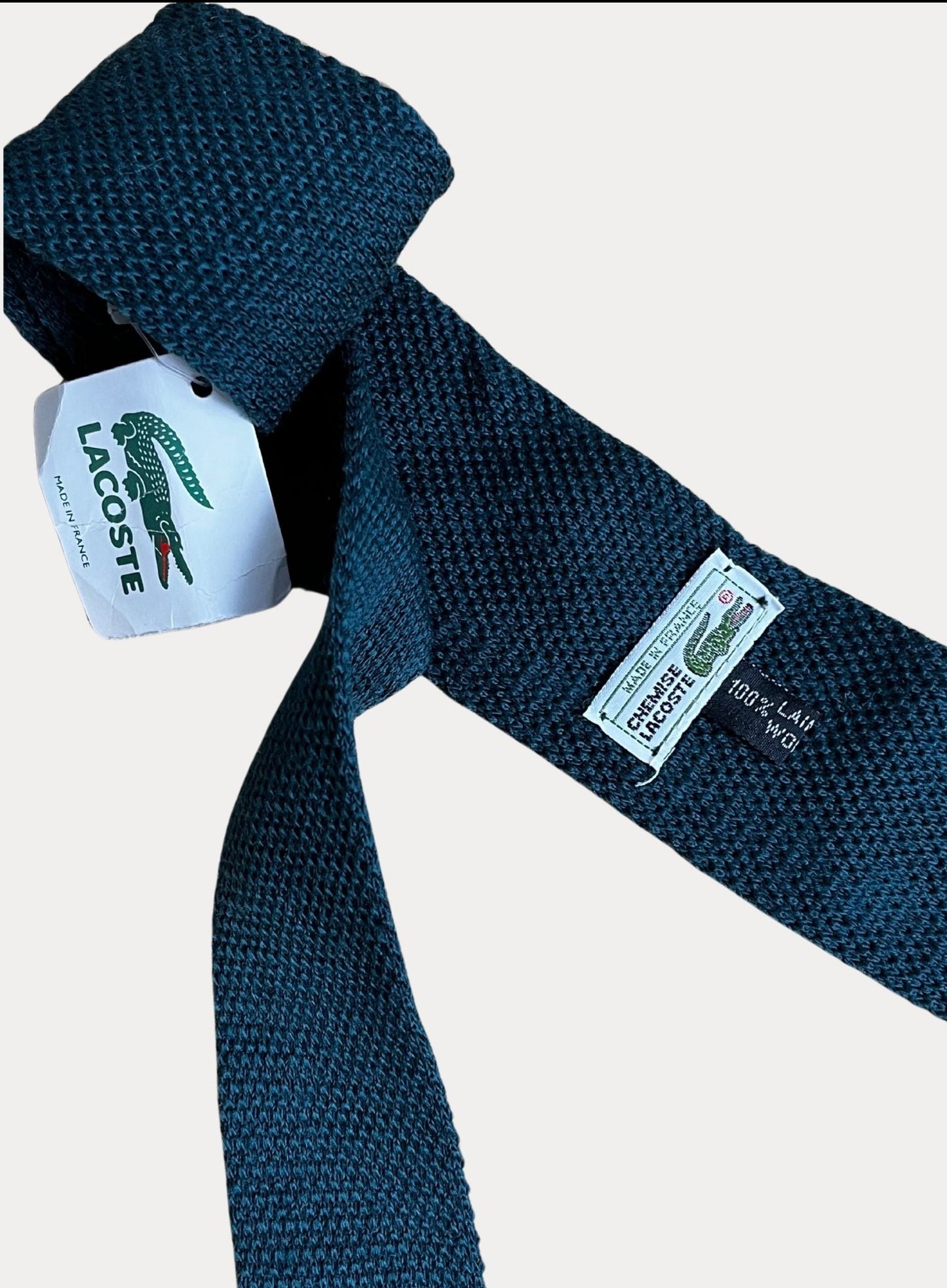 Lacoste knit square 6 cm necktie