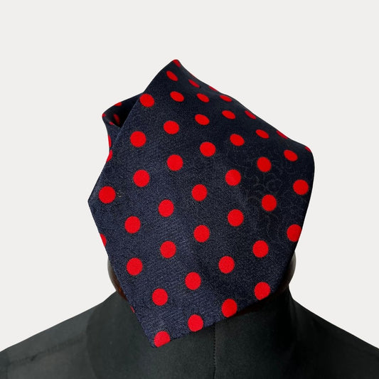 Pegasus dotted necktie