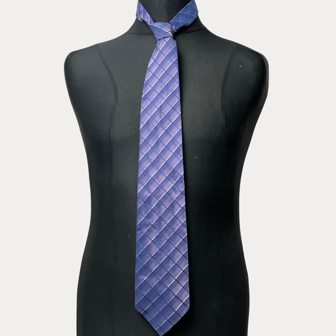 Silk necktie 9.5 cm