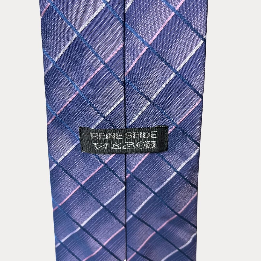 Silk necktie 9.5 cm