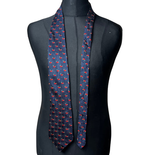 Duck pattern 10 cm necktie