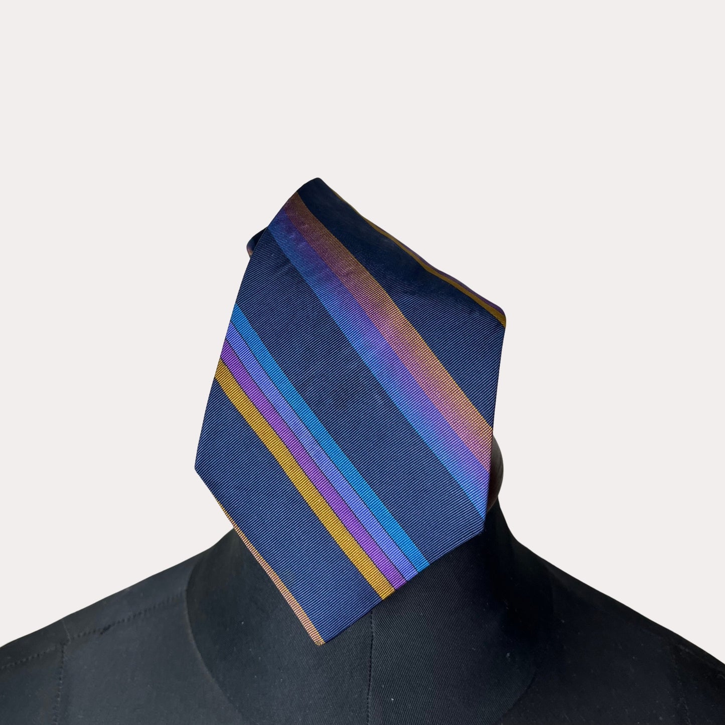 Striped 9.5 cm necktie