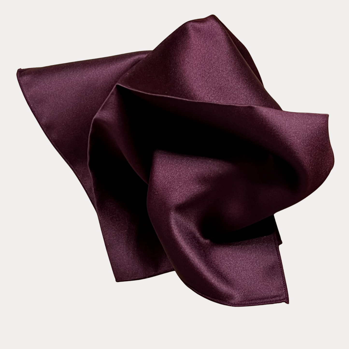 Burgundy pocket square