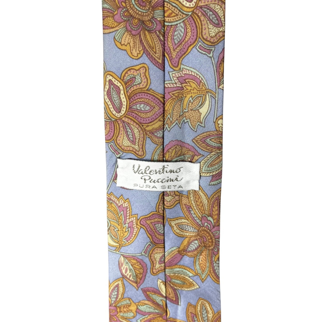 Valentino Puccini floral necktie 9 cm