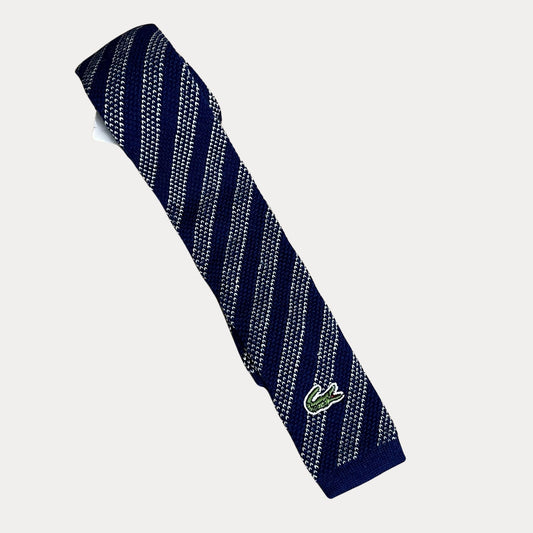 Lacoste knit square 6 cm necktie