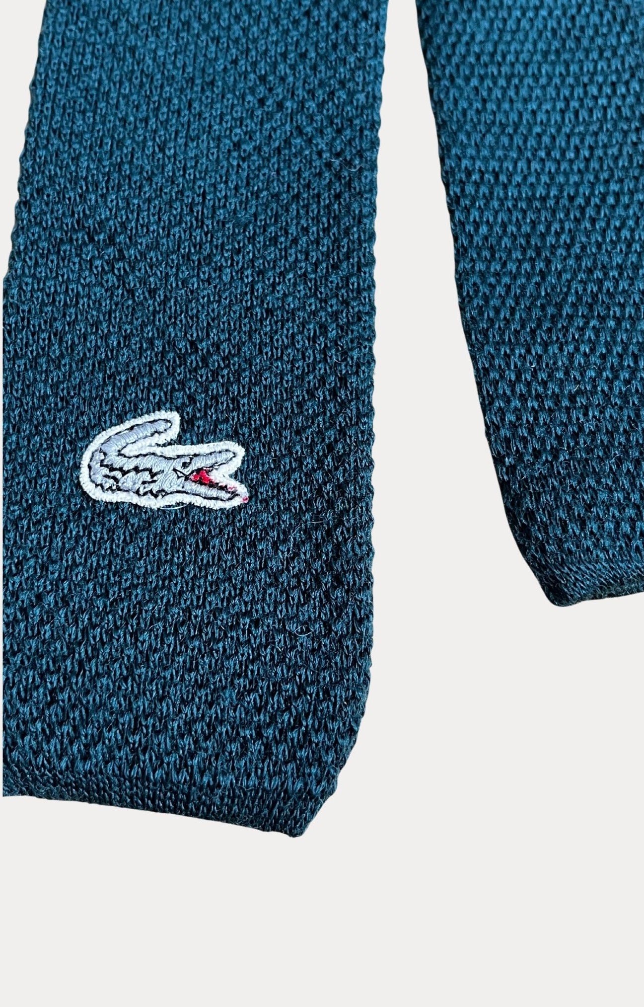 Lacoste knit square 6 cm necktie