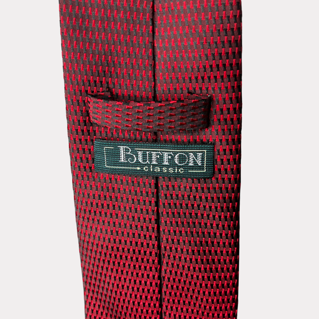 Buffon Classic Red Tie 11 cm