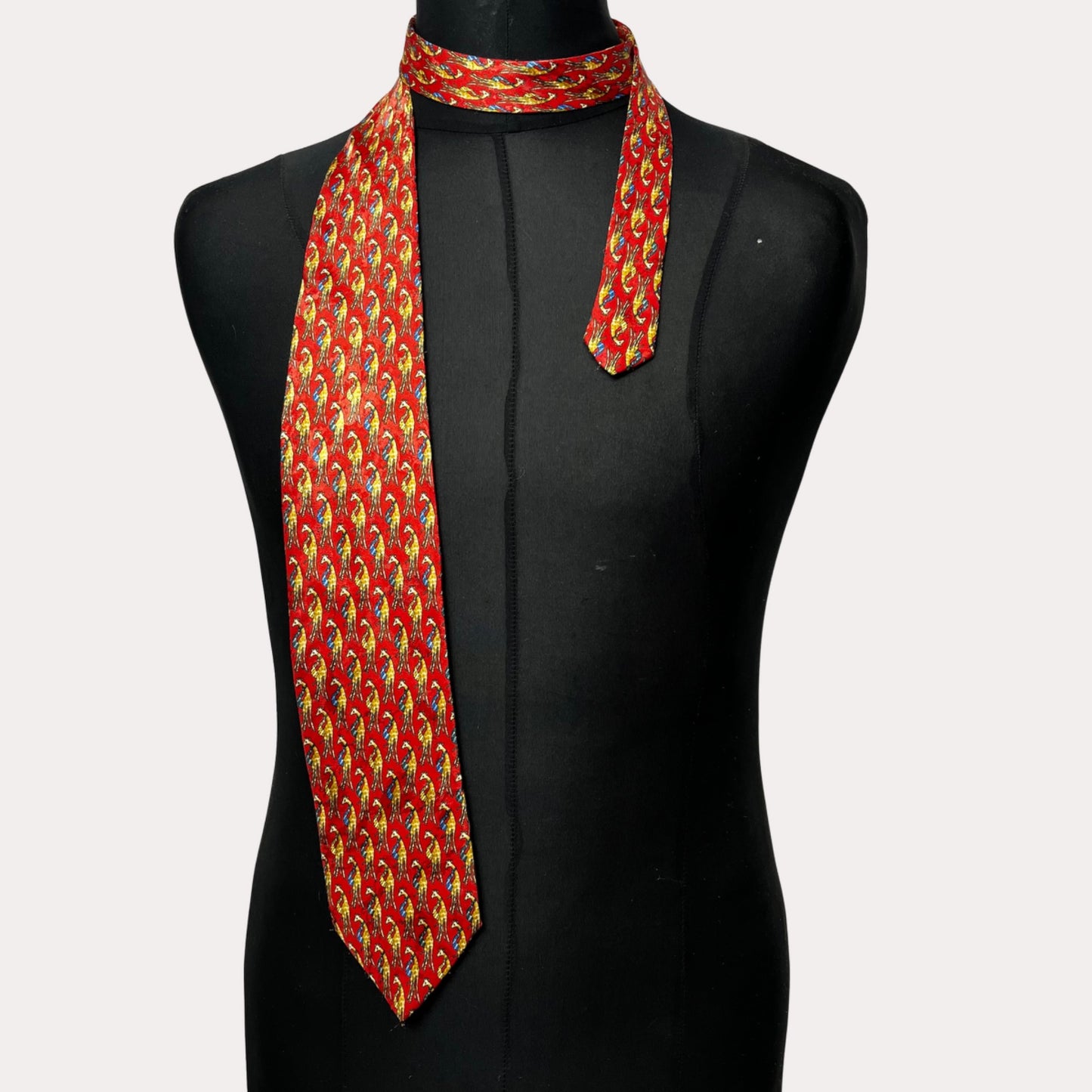 C&A Giraffe pattern necktie 10cm