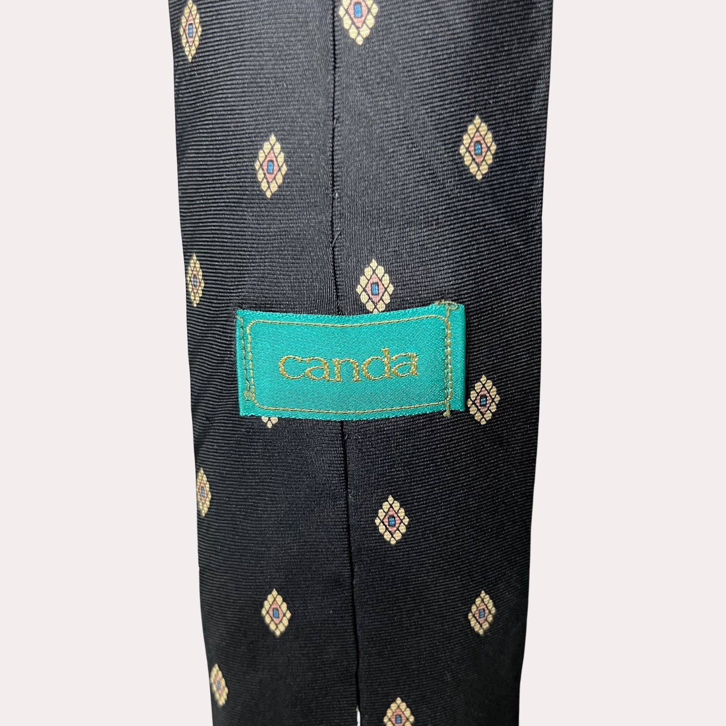 Canda black necktie 9cm