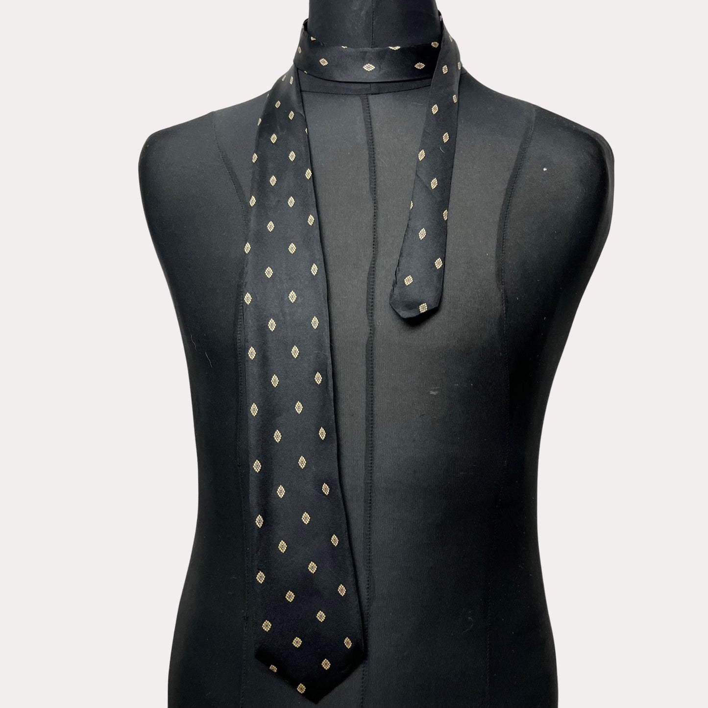 Canda black necktie 9cm