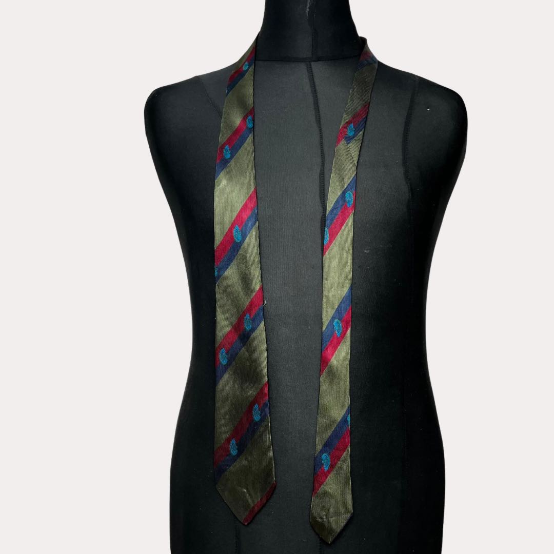 Enrico Busi striped tie 8cm